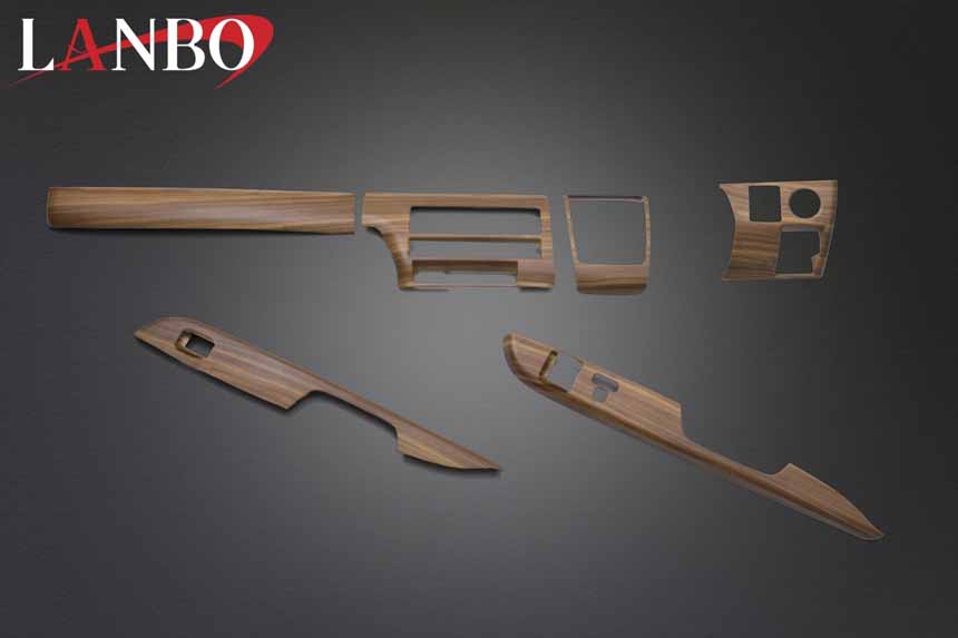 ハイエース 9型モデル専用 LANBO 3Dインテリアパネル 6ピース