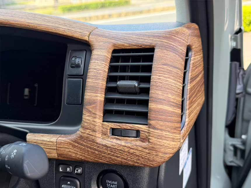 ハイエース 9型モデル専用 MONOBOX ウッド インテリアパネル 15ピース