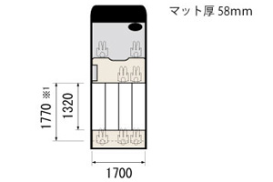 ハイグレードPVCブラックレザー調マット