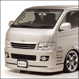 ハイエース 1・2型 標準ボディー用 LEGANCE フロントハーフスポイラー