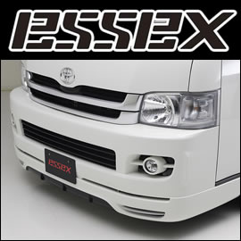 ハイエース 1・2型 ワイドボディー用 ESSEX フロントリップスポイラー　Ver2