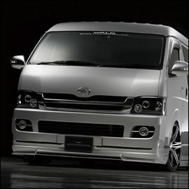 ハイエース 1・2型 ワイドボディー用 WALD フロントスポイラーVer2