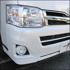 ハイエース 3型用 純正塗装済み フォグランプカバー