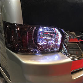 ハイエース 4型～7型用 LEGANCE カラーインナーLOOKヘッドライトカバー