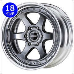 ハイエース ESSEX EL 18インチホイール(2ピース)＆タイヤセット