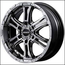 ハイエース レイズ チームデイトナ FDX-AG 17インチホイール＆タイヤセット