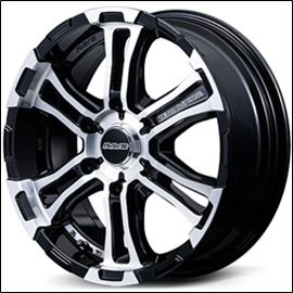 ハイエース レイズ チームデイトナ FDX-SG 16インチホイール＆タイヤセット