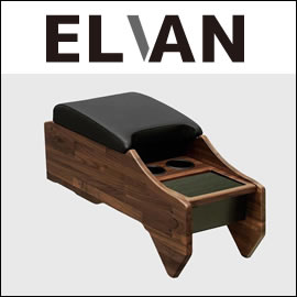 ハイエース 標準ボディー用 ELVAN ウォールナット センターコンソール