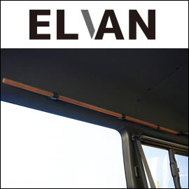 ハイエース S-GL/ワゴンGL ELVAN ウォールナット サイドバー