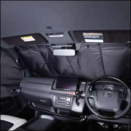 ハイエース 遮光パッド フロント3面