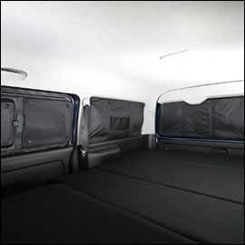 ハイエース 遮光パッド リア5面