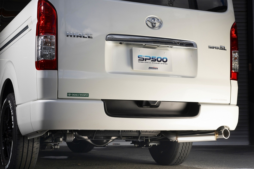 ハイエース ガソリン 標準ボディー用 5ZIGEN SPスペックストリート マフラー