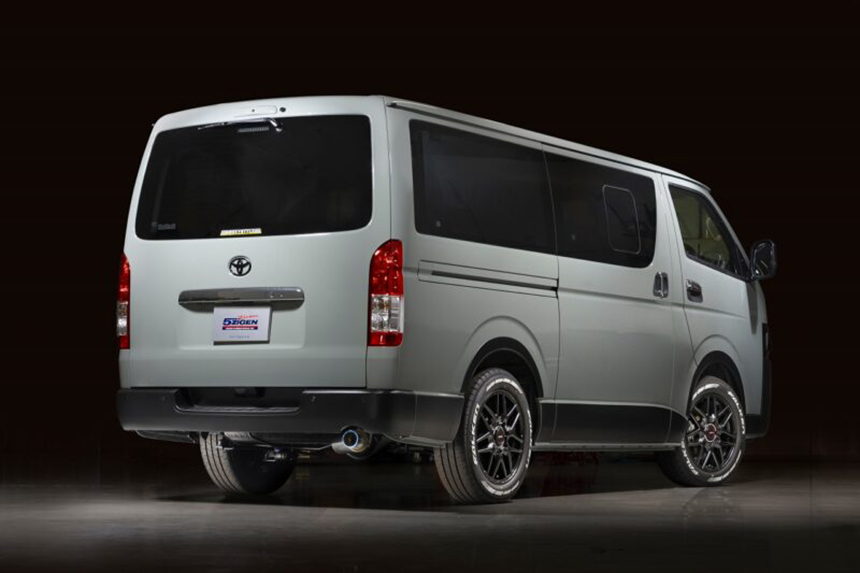 ハイエース 2.8Lディーゼル 標準ボディー用 5ZIGEN SPスペックストリート マフラー　チタンタイプ