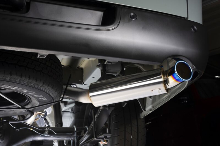 ハイエース 2.8Lディーゼル 標準ボディー用 5ZIGEN SPスペックストリート マフラー　チタンタイプ